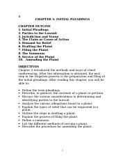 CHAPTER 5 Initial Pleadings.doc