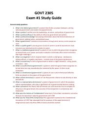 UTF-8''GOVT 2305 Exam 1 Study Guide.pdf