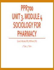 Mod 4 Sociology for Pharmacy and Social determinants of Health.pdf