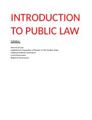 INTRODUCTION TO PUBLIC LAW.docx