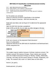 Copy of SNF RUGs-IV Classification and Reimbursement Activity .docx