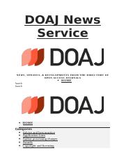 DOAJ News Servicesdfdsfsvf.docx