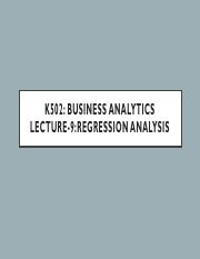 Lecture 9 - Regression Analysis.pdf