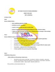 KEY ISSUES TO SLOVE AT CIMARA.docx