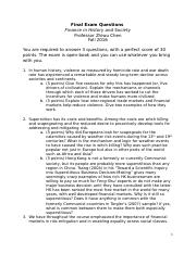 Final exam questions - Finance in History and Society 2016.docx