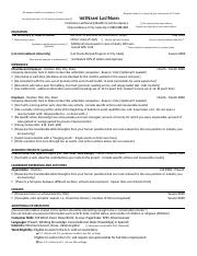 Mccombs Bba Resume Template Fall 2016 Firstname Lastname Firstname Lastname Utexas Edu Local Street Address Apt City State Zip Education The Course Hero