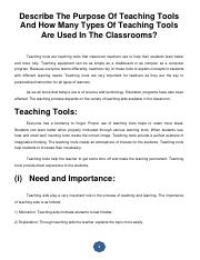 5. The Purpose Of Teaching Tools.pdf