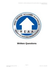 REAA - CPPREP4004 -  Written Questions v1.6.docx