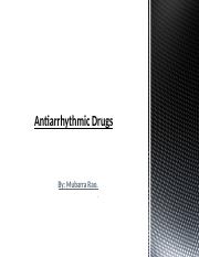 antiarrhytmic drugs - mubarra.pptx