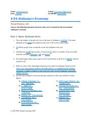 Alabama's Economy_Trinity Knowles.docx
