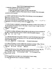 PHY 2004 Exam 2 Practice Problems