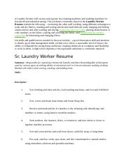 A Laundry Worker will oversee and operate dryvsdvdsvsd.docx
