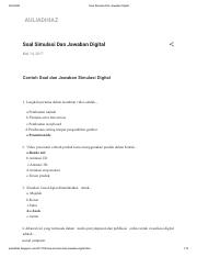 Soal Simulasi Dan Jawaban Digital.pdf