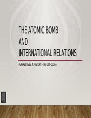 Atomic Bomb Presentation Final