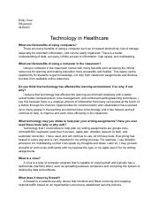 Emily Cruz - 4-4  Technology in Healthcare Questions.pdf