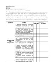 Validation Form For The Qualitative Research Guide Questionnaire.docx
