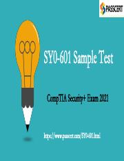 2021 Update CompTIA Security+ SY0-601 Exam Dumps.pdf