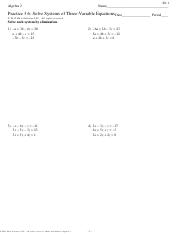 Algebra 2 - Practice 3.6 Solve Systems of Three-Variable Equations.ia2.pdf