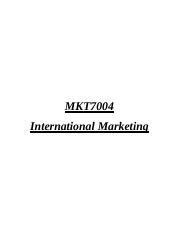 MKT7004 International Marketing.docx