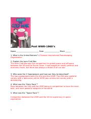 Post+WWII-1960's+Study+Guide (1).docx