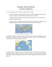 Wilayah di indonesia yang dilalui rangkaian pegunungan sirkum pasifik adalah