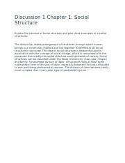 Social structure discussion 10.docx