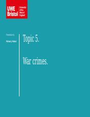 UWE.Top5.War.Crimes.pptx