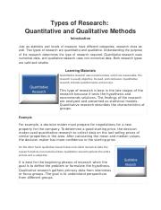 Types of Research Quantitative and Qualitative Methods.docx