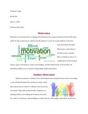 elm 200 topic 7 motivation essay