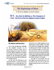 First caliph  Abu Bakr (RA) Extra Notes.pdf