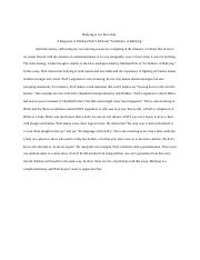Critique Paragraph of Prell Essay .doc