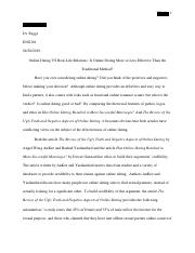 online dating vs real life relations essay