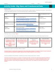 Lily Calhoun - Activity Guide - Big, Open, and Crowdsourced Data - Unit 9 Lesson 5.pdf
