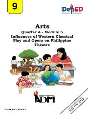 Arts 9_Q4_Mod5_Influences of Western Classical Play and Opera on Philippine Theatre.pdf