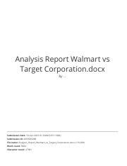 Analysis Report Walmart vs Target Corporation.docx.pdf