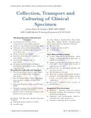 Collection, Transport and Culturing of Clinical Specimen.pdf