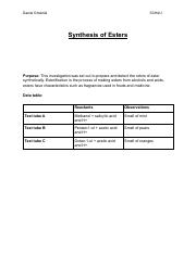 Synthesis of Esters.pdf