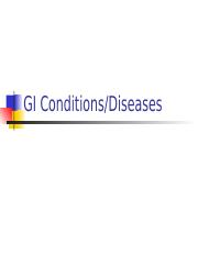 GI Conditions.Diseases