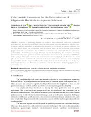 Colorimetric Nanosensor for the Determination of Glyphosate Herbicide in Aqueous Solutions.pdf