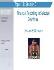 Topic 11 Session 3 - Germany.ppt