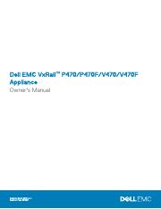 Dell EMC VxRail™ P470,P470F,V470,V470F VxRail Appliance Owner Manual.pdf
