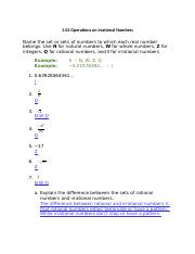 1.02 Operations on Irrational Numbersm.docx