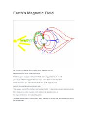 Earth's Magnetic Field.doc