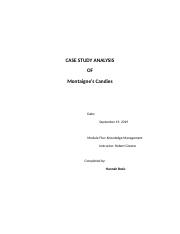 Montaigne's Candies Case Study.docx