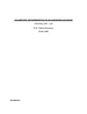 Chem 109 formal lab report #3
