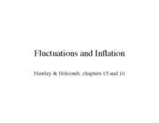 Lecture13 Fluctuations &amp; Inflation