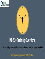 Microsoft Dynamics 365 Certification MB-920 Practice Test Questions.pdf