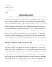 essay on fire in a marketplace