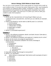 2020 Honors Biology Midterm Study Guide.docx
