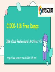 IBM Cloud Professional Architect v5 C1000-118 Dumps.pdf